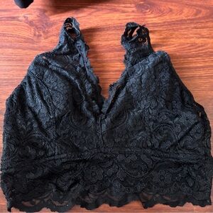 NWOT smart & sexy Black Lace Bralette